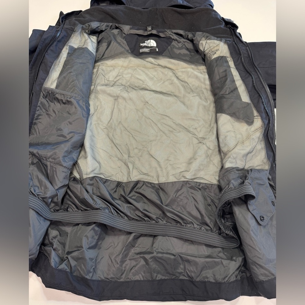 The North Face Clement Triclimate Hooded Waterproof Jacket Black Size Medium - Picture 3 of 16